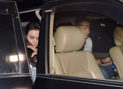 Preity Zinta and David Miller