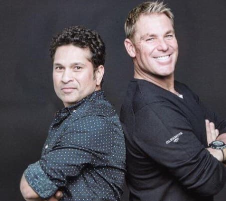 Sachin Tendulkar and Shane Warne