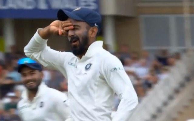 KL Rahul does a Dele Alli