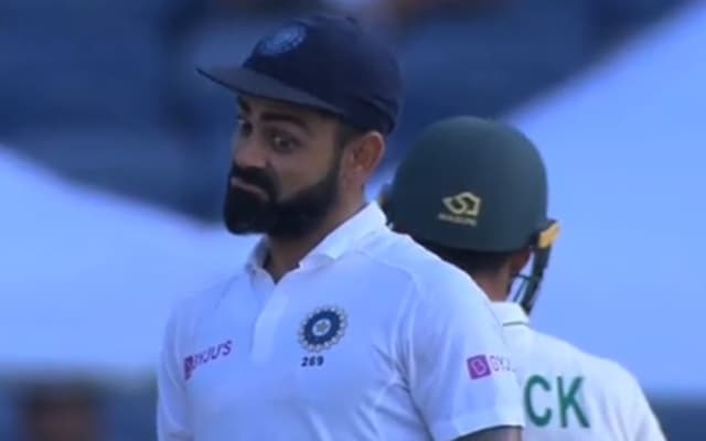 Virat Kohli's reaction