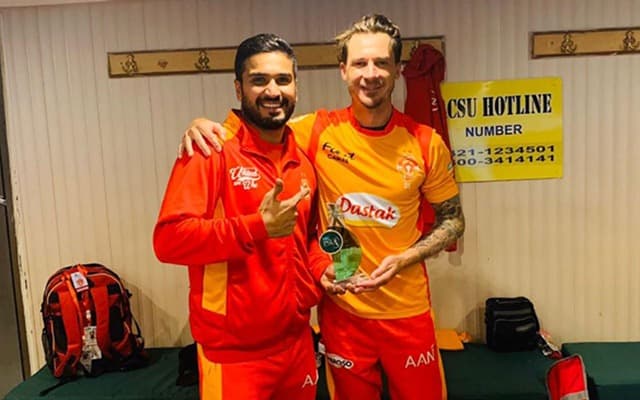 Rumman Raees and Dale Steyn