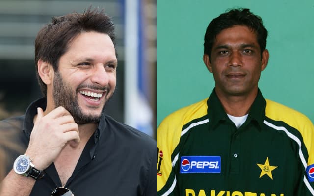 Shahid Afridi and Rashid Latif