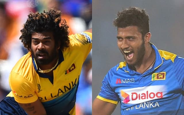 Lasith Malinga and Shehan Madushanka