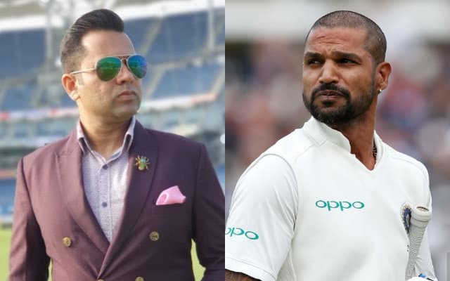 Aakash Chopra and Shikhar Dhawan