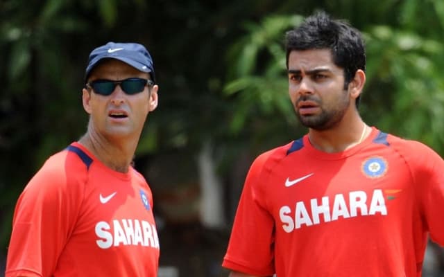 Gary Kirsten and Virat Kohli