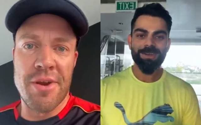 AB de Villiers and Virat Kohli