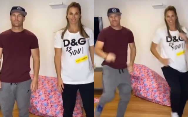 David Warner and Candice Warner