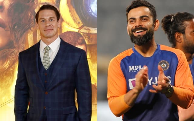 John Cena and Virat Kohli