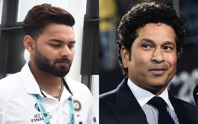 Rishabh Pant and Sachin Tendulkar