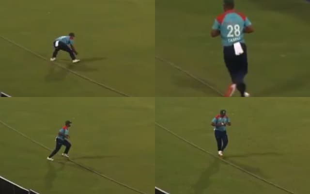 Tamim Iqbal fielding