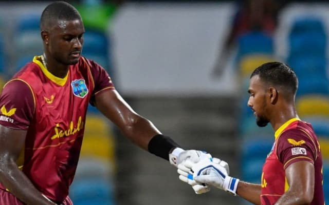 Jason Holder and Nicholas Pooran