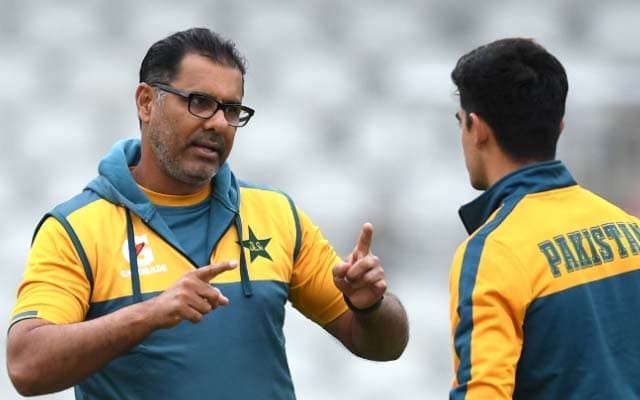 Waqar Younis and Naseem Shah