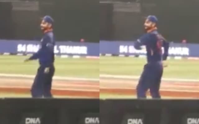 Virat Kohli dancing