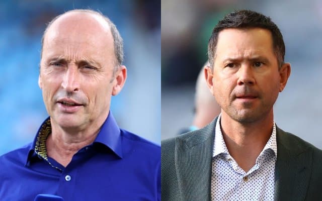 Nasser Hussain and Ricky Ponting