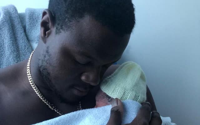 Brathwaite and his wife welcomed their first child on Sunday (February 6).