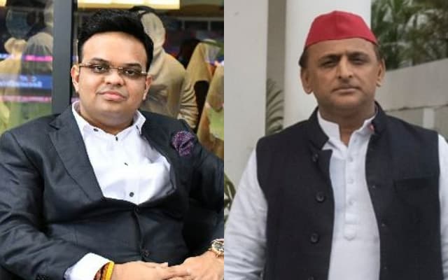 Akhilesh Yadav and Jay Shah