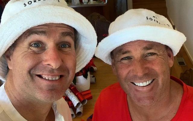 Michael Vaughan and Shane Warne