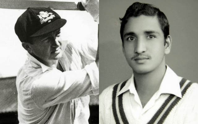 Richie Benaud and Abdul Qadir