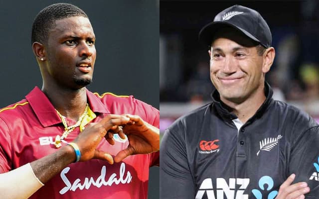 Jason Holder and Ross Taylor