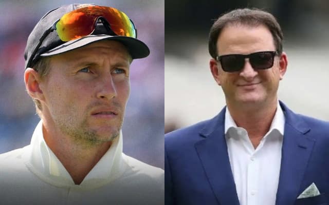 Joe Root and Mark Waugh