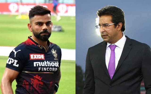 Virat Kohli and Wasim Akram