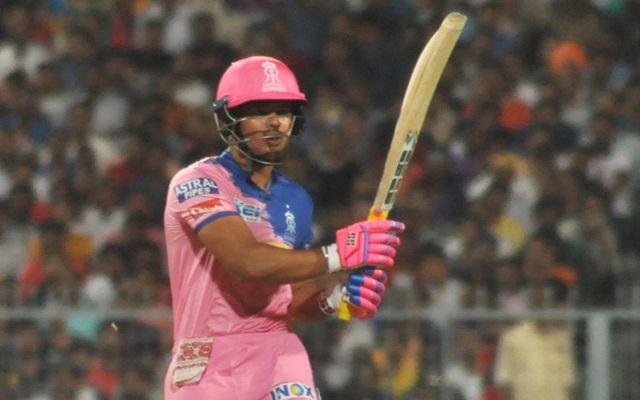 Kolkata: Rajasthan Royals&#8217; Riyan Parag. (Photo: Kuntal Chakrabarty/IANS)