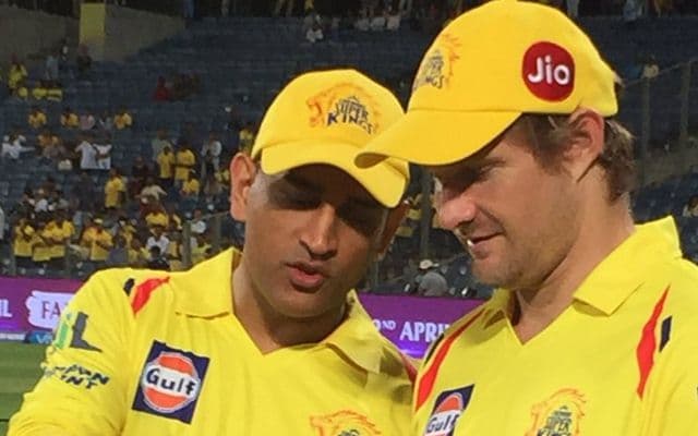 Shane Watson and MS Dhoni