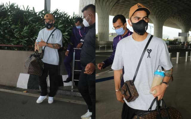 Virat Kohli at airport