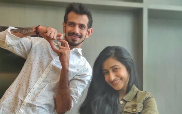 Yuzvendra Chahal and Dhanashree Verma