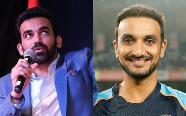 Zaheer Khan and Harshal Patel