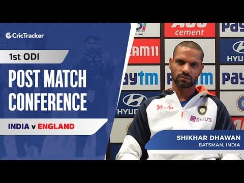 Pressure Always There In International Cricket: Shikhar Dhawan, Press Conference, IND vs ENG 1st ODI