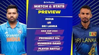 India vs Sri Lanka, Asia Cup 2023 Final | Match Preview & Stats | Prediction | CricTracker