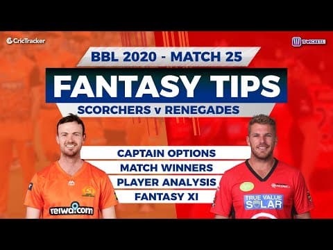 BBL, 25th Match, 11Wickets Team ,Melbourne Renegades vs Perth Scorchers, Full Team Analysis