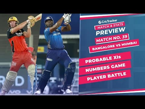 IPL 2021: Match 39, RCB vs MI Predicted Playing 11, Match Preview & Head to Head Record - Sep 26th