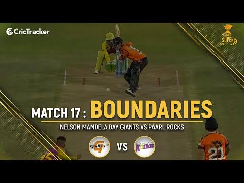 Nelson Mandela Bay Giants vs Paarl Rocks | Boundaries | Match 17 | Mzansi Super League