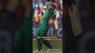 Quinton de Kock breaks South African World Cup batting record! 🏏🇿🇦🥇