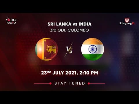 LIVE : INDIA vs SRI LANKA 3rd ODI | DIGITAL AUDIO COMMENTARY I 2021