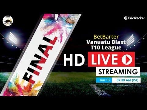 Vanuatu Blast T10 League 2020 Live Streaming: Grand Final