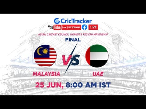 🔴 LIVE: Malaysia Women v UAE Women Live Cricket Stream | ACC Women's T20 Championship LIVE