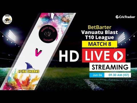 Vanuatu Blast T10 League 2020 Live Streaming: Match 8, Ifira Sharks vs Mighty Efate Panthers