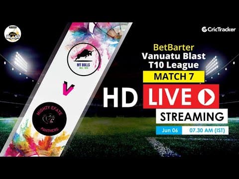 Vanuatu Blast T10 League 2020 Live Streaming : Match 7, MT Bulls vs Mighty Efate Panthers