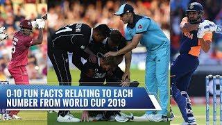 Fun facts of Cricket World Cup 2019