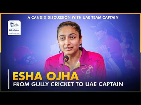 A candid discussion with UAE team Captain Esha Oza | CricTracker | UAE