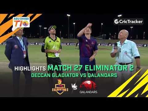 Deccan Gladiators vs Qalandars | Eliminator 2 Highlights | Abu Dhabi T10 Season 3