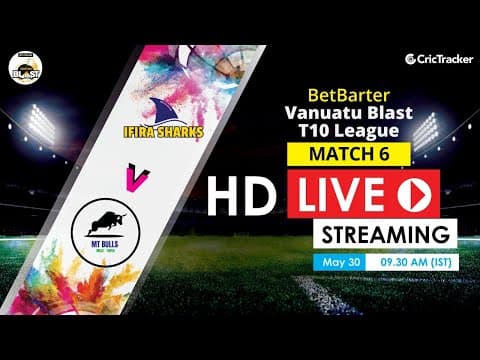 Vanuatu Blast T10 League 2020 Live Streaming: 6th Match MT Bulls vs Ifira Sharks