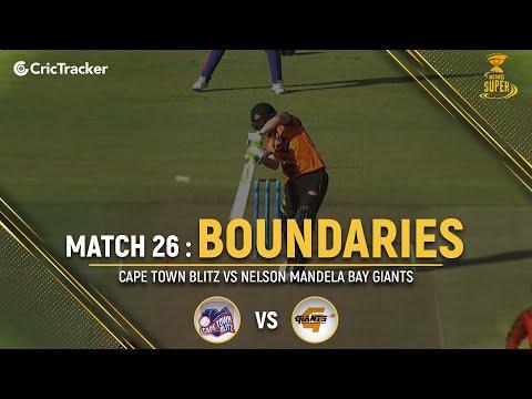 Nelson Mandela Bay Giants vs Cape Town Blitz | Boundaries | Match 26 | Mzansi Super League