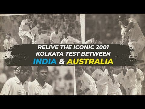 India vs Australia 2nd Test 2001 Story | India's historical win after follow-on | Kolkata