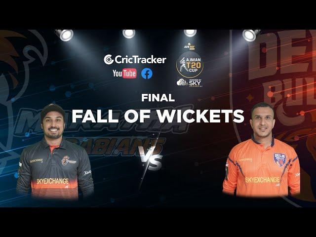 Ajman T20 Cup 2022: Final - Maratha Arabians vs Delhi Bulls | Wickets Highlights