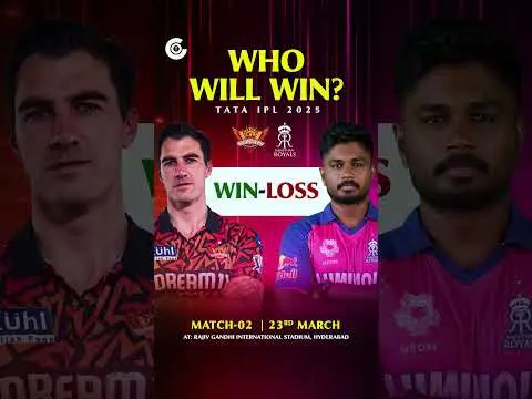 Match 2: SRH or RR?💥