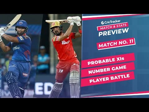 IPL 2021: Match 11, DC vs PBKS Predicted Playing 11, Match Preview & Head to Head Record - Apr 18th